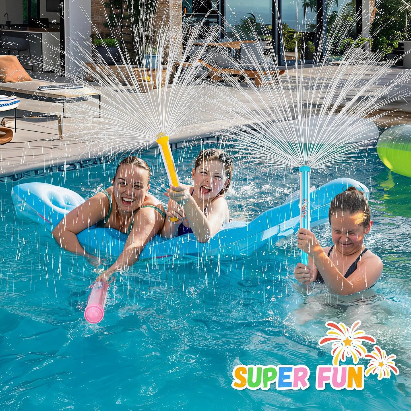 🥳2026 HOT SALE🥳💞Fireworks Water Gun,Perfect for beach, pool or bath. Lightweight & ergonomic-923