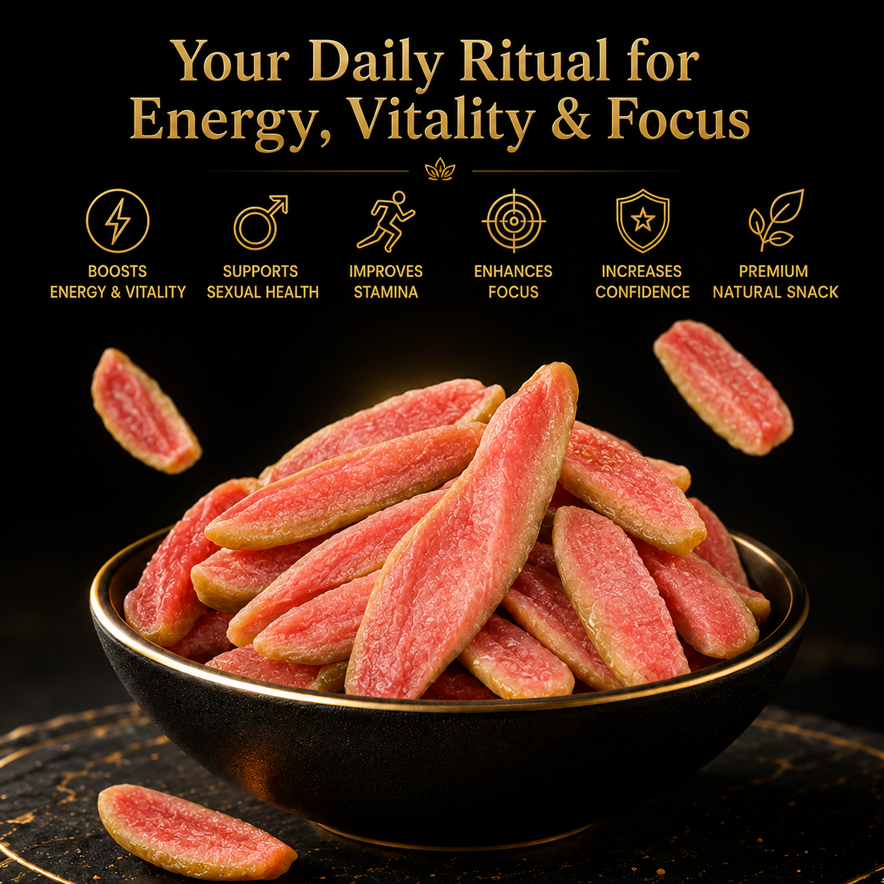 ✅🏆Ultimate Testosterone Revival 🔥👄Antioxidant-Rich Rosa Roxburghii Slices for Better Bedroom Performance | Support Energy, Stamina & Bedroom Confidence Naturally-ABB8