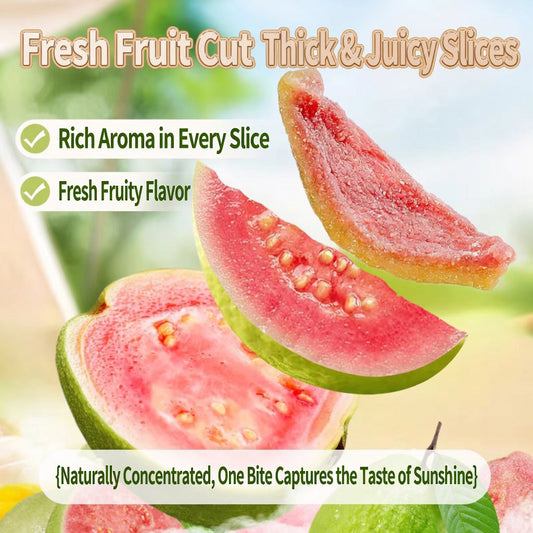 💯🌳Say goodbye to high-calorie guilt! 🥇🍊Satisfy your cravings with ourfiber-rich Red Guava slices-XA
